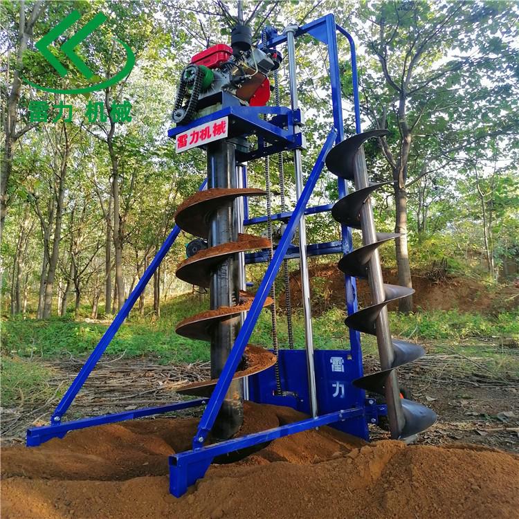 全自動(dòng)栽桿打洞機(jī)挖電線桿洞明顯增效