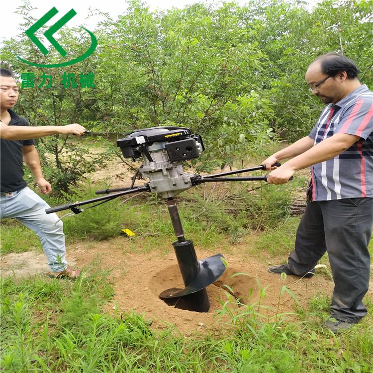 汽油挖樹坑機鉆小孔真方便 汽油挖樹坑機鉆小孔真方便