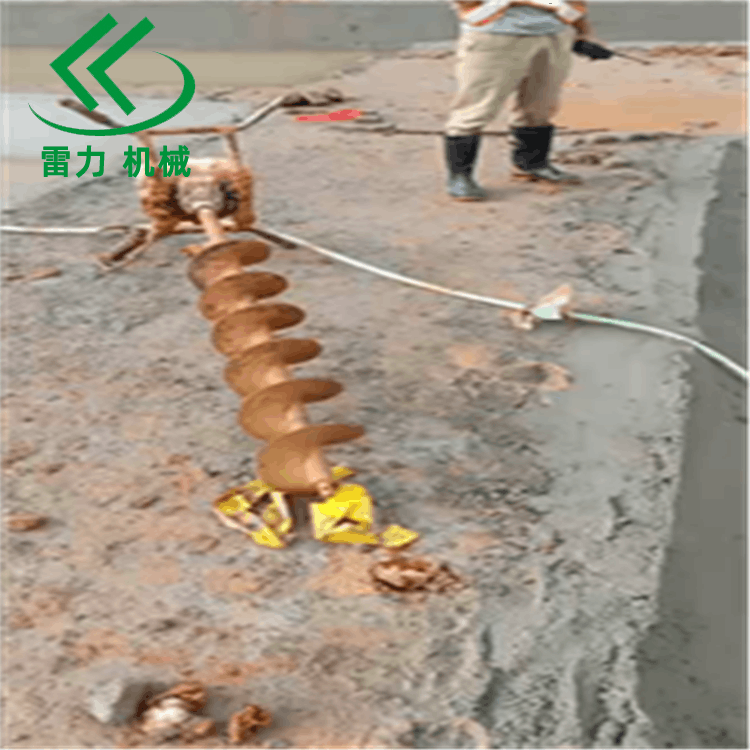 小型光伏太陽能打樁機器內(nèi)徑鉆